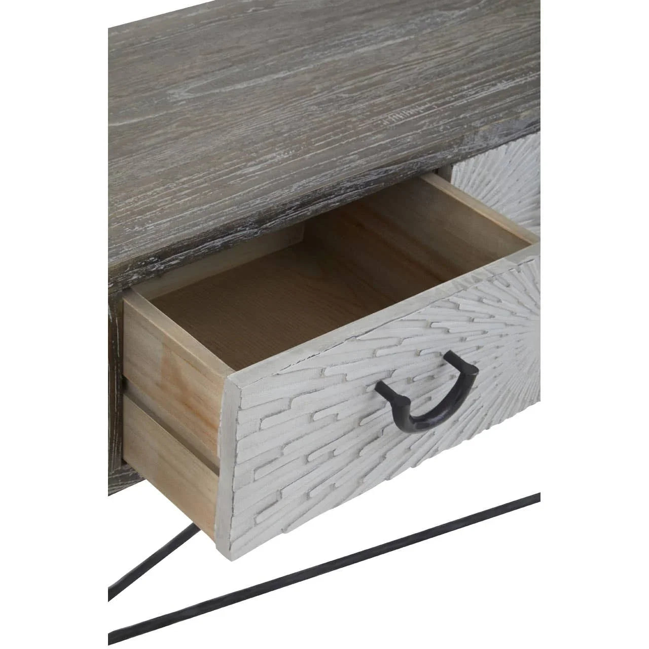 Rustic Elegance Elmwood Console Table