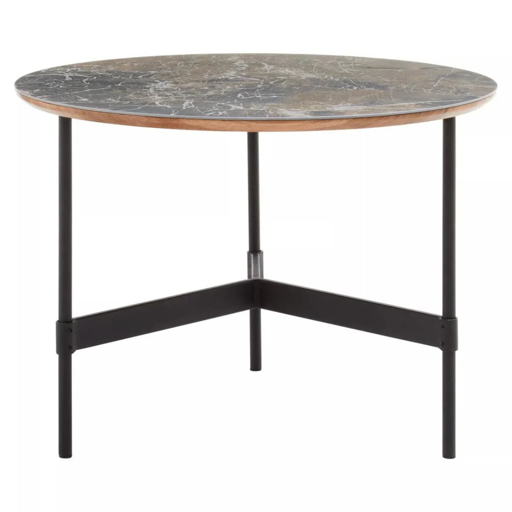 Slate Top Round Coffee Table