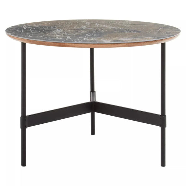Slate Top Round Coffee Table