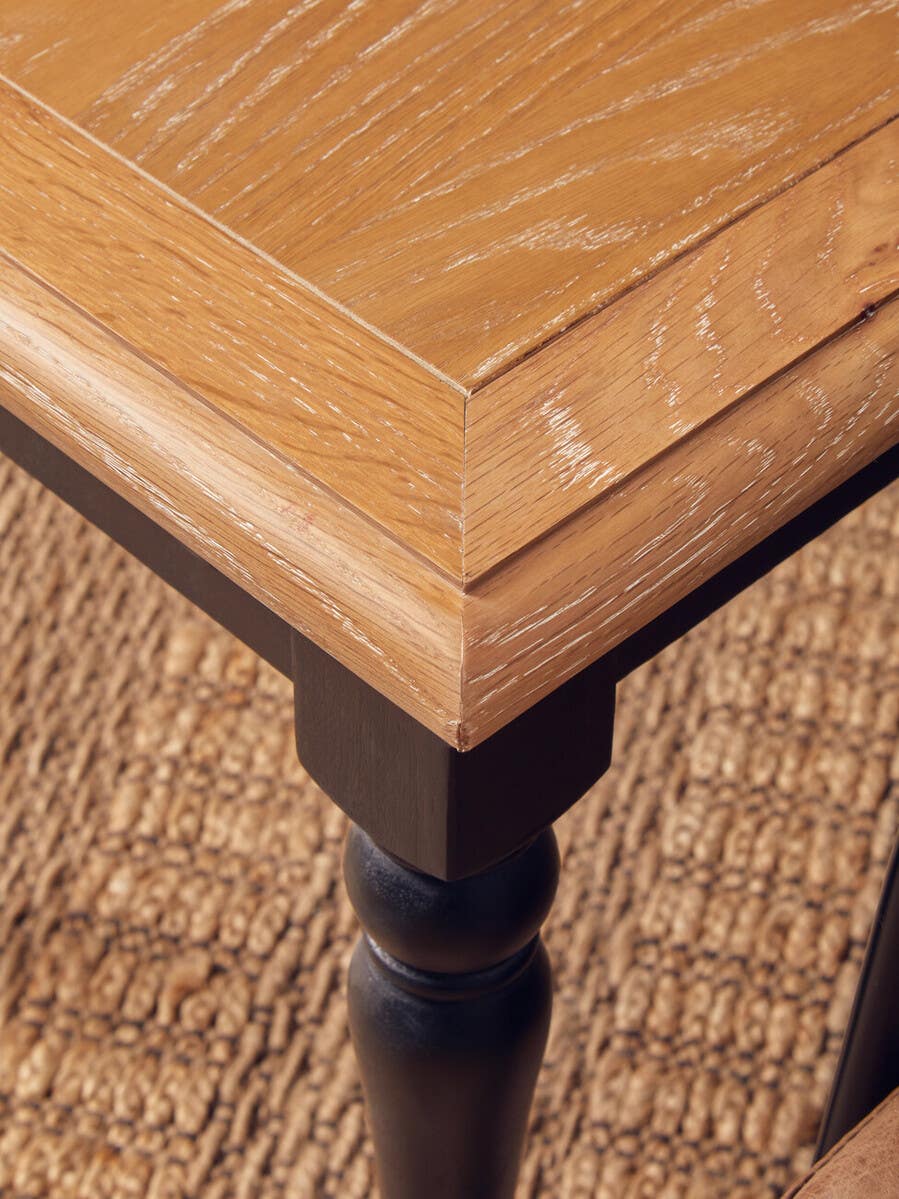 Elegant Oak Antique Side Table