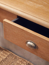 British Oak Antique Console Table