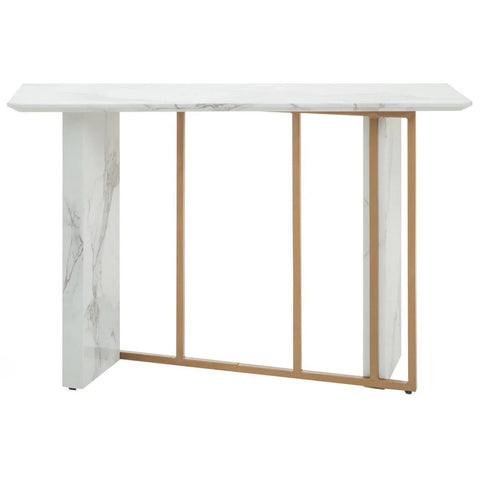 Golden Marble Vieste Console Elegance