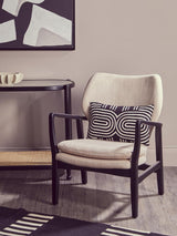 Cane Glass Console Table