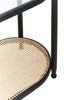 Cane Glass Console Table