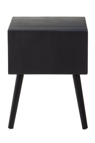 Cane Drawer Side Table