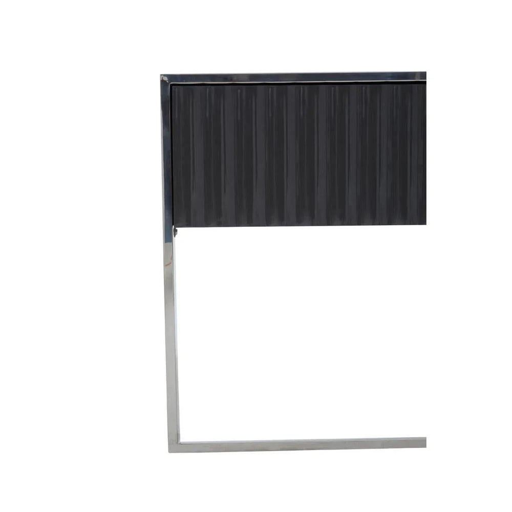 Console Table Grey Gloss Finish