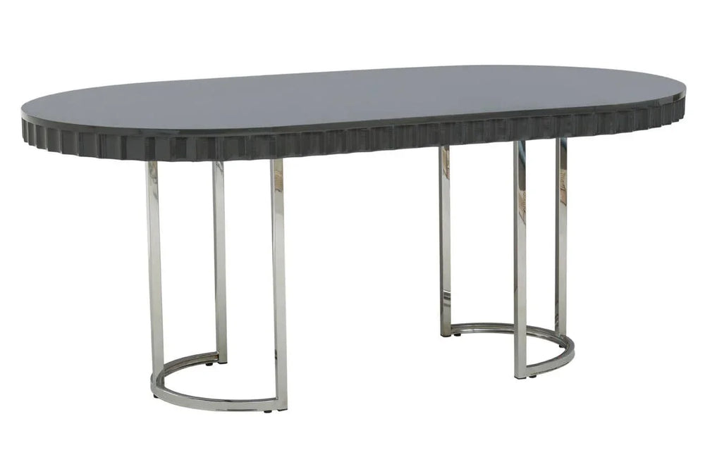 Sleek Grey Dining Table