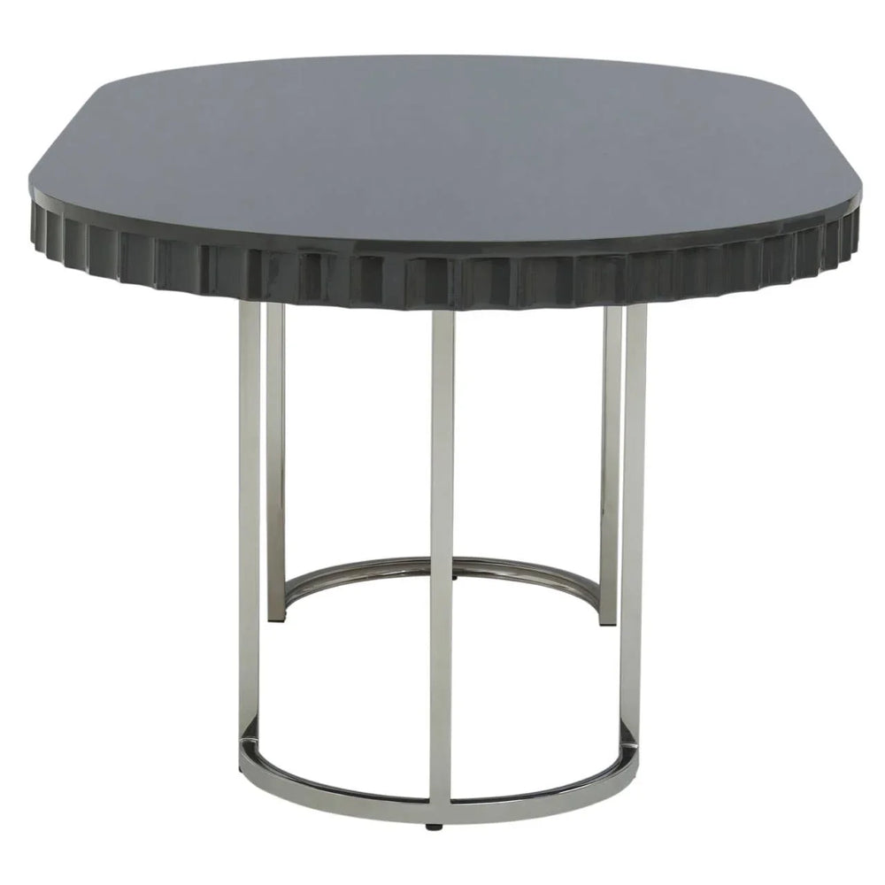 Sleek Grey Dining Table