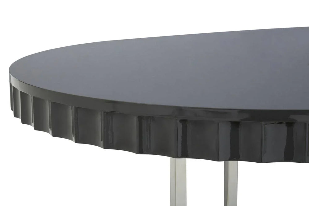Sleek Grey Dining Table