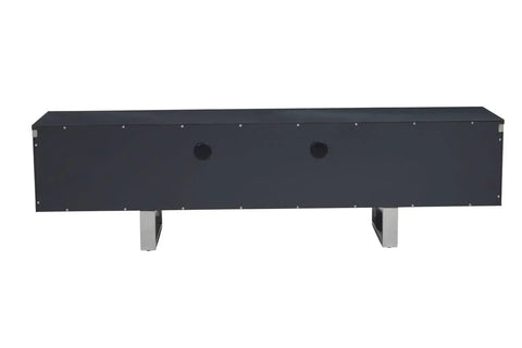 Modern Grey Media Storage Unit