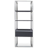 Glossy Grey Steel Shelf