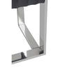 Glossy Grey Steel Shelf