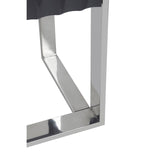 Glossy Grey Steel Shelf