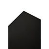 Matte Black Marble End Table