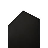 Matte Black Marble End Table