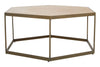 Hexagonal Oak Coffee Table