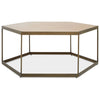 Hexagonal Oak Coffee Table
