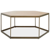 Hexagonal Oak Coffee Table