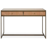 Oak Veneer Computer Desk