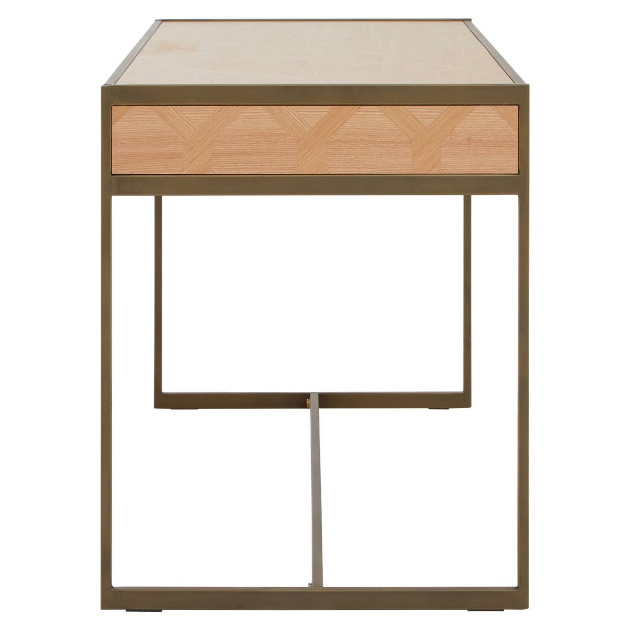 Oak Veneer Computer Desk