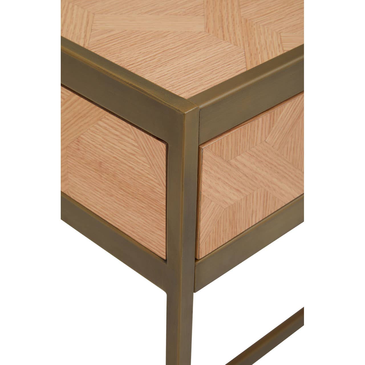 Oak Veneer Computer Desk