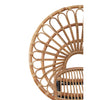 Retro Flared Rattan Accent Chair