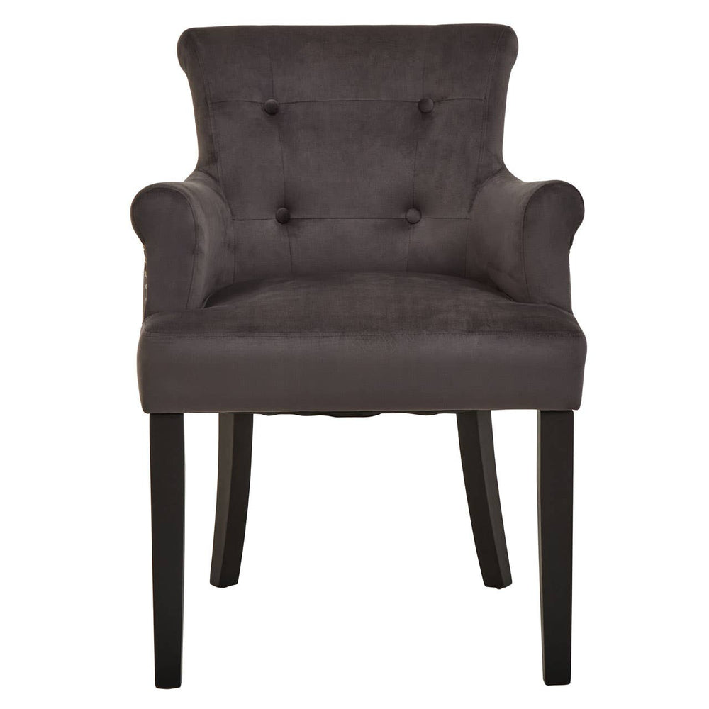 Plush Velvet Ring Back Chair