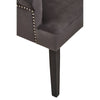 Plush Velvet Ring Back Chair
