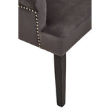 Plush Velvet Ring Back Chair