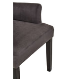Plush Velvet Ring Back Chair