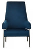 Luxe Navy Velvet Armchair