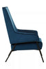 Luxe Navy Velvet Armchair