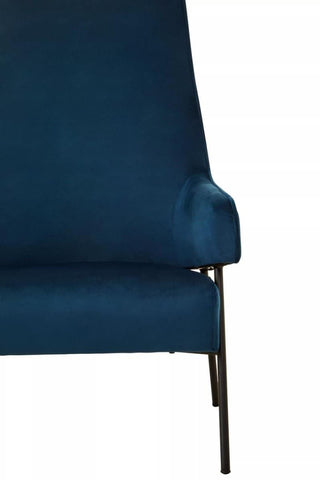 Luxe Navy Velvet Armchair