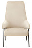 Luxe Cream Velvet Armchair