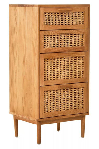 Boho Rattan Drawer Chest
