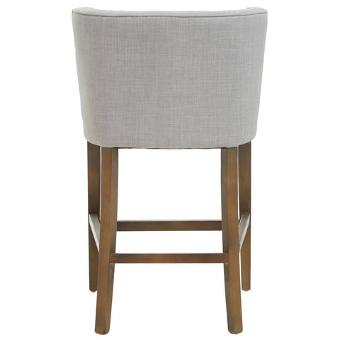 Modern Grey Button Tufted Chair