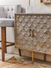 Modern Grey Button Tufted Chair