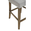 Modern Grey Button Tufted Chair