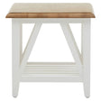 Oak Sculpted Coffee Table