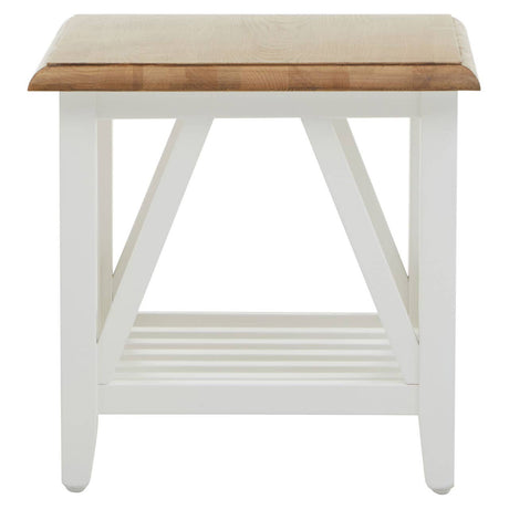 Oak Sculpted Coffee Table