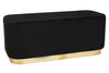 Luxe Velvet Gold Base Bench