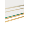 Golden Glass Console Chic Minimalism