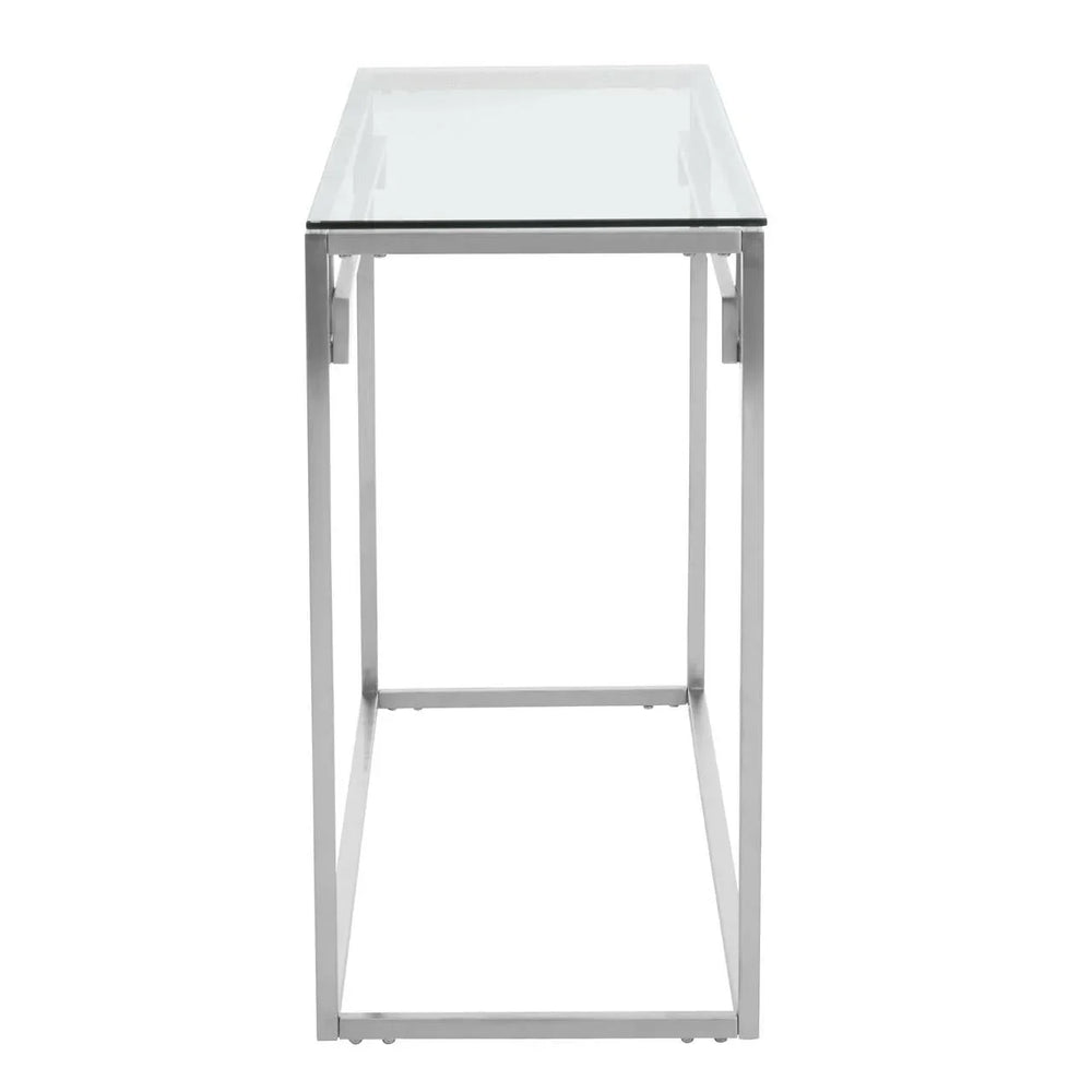 Sleek Glass Console Table