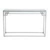 Sleek Glass Console Table