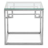 Silver Glam Side Table
