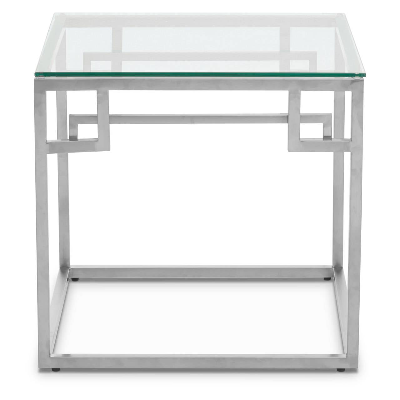 Silver Glam Side Table