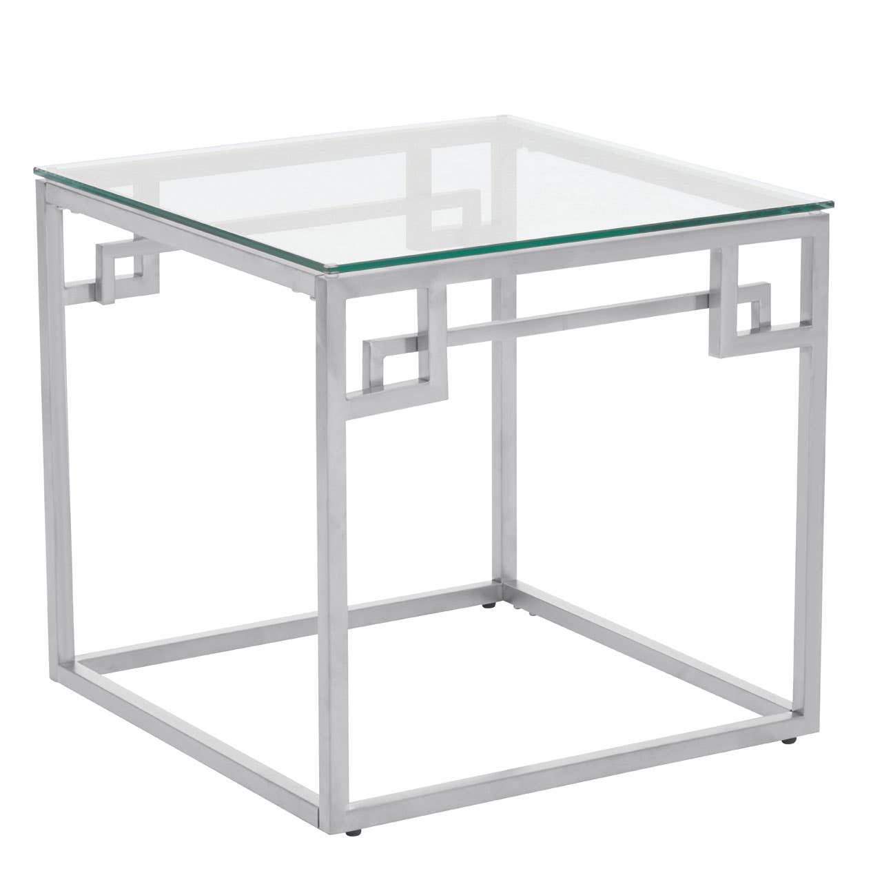 Silver Glam Side Table