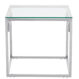 Silver Glam Side Table