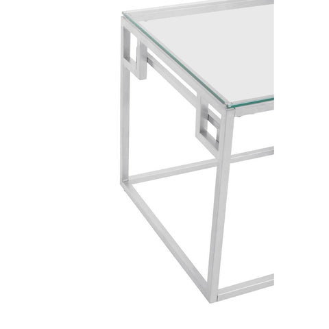 Silver Glam Side Table