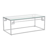 Silver Glass Coffee Table